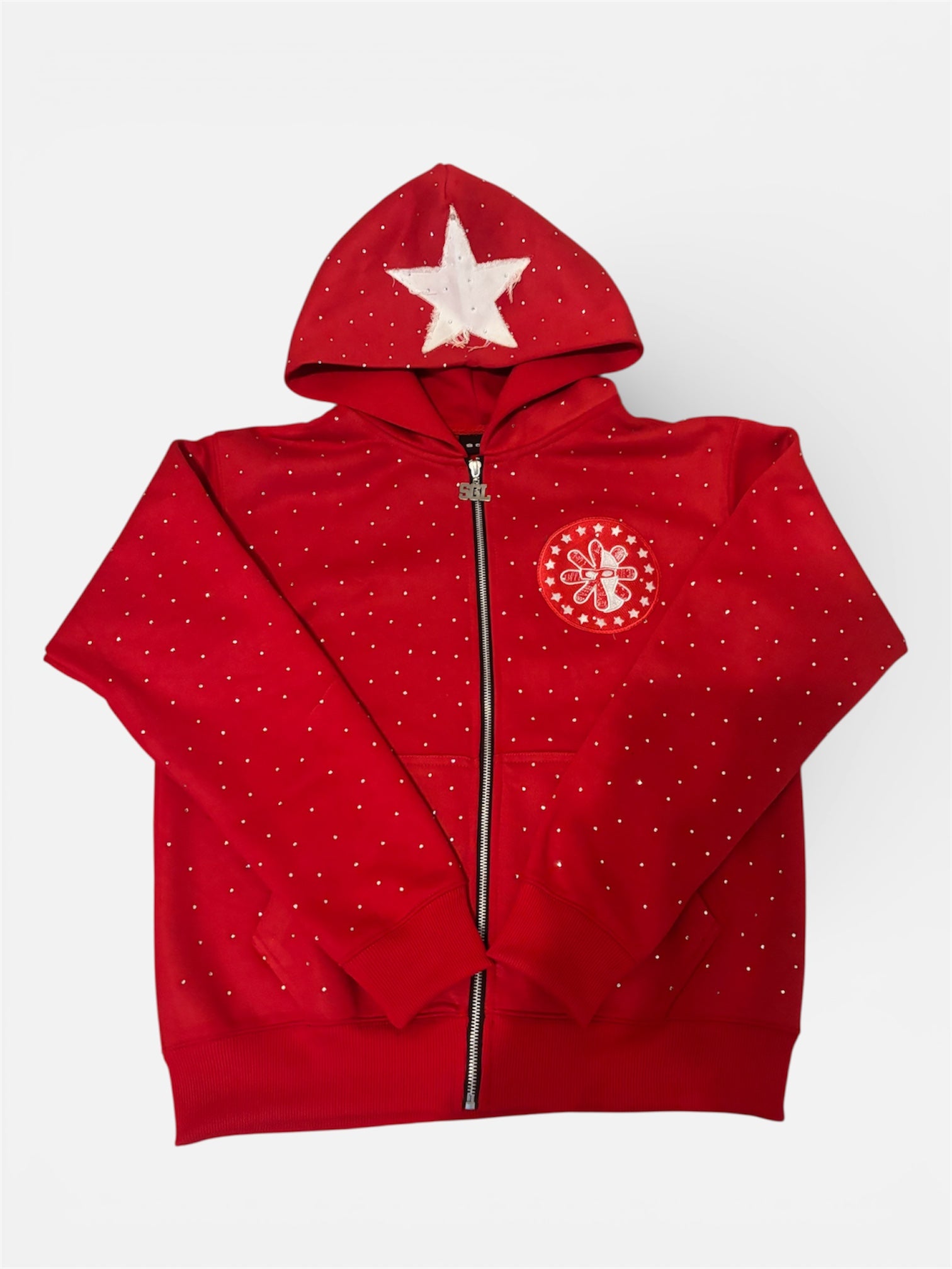 celestial zip hoodie