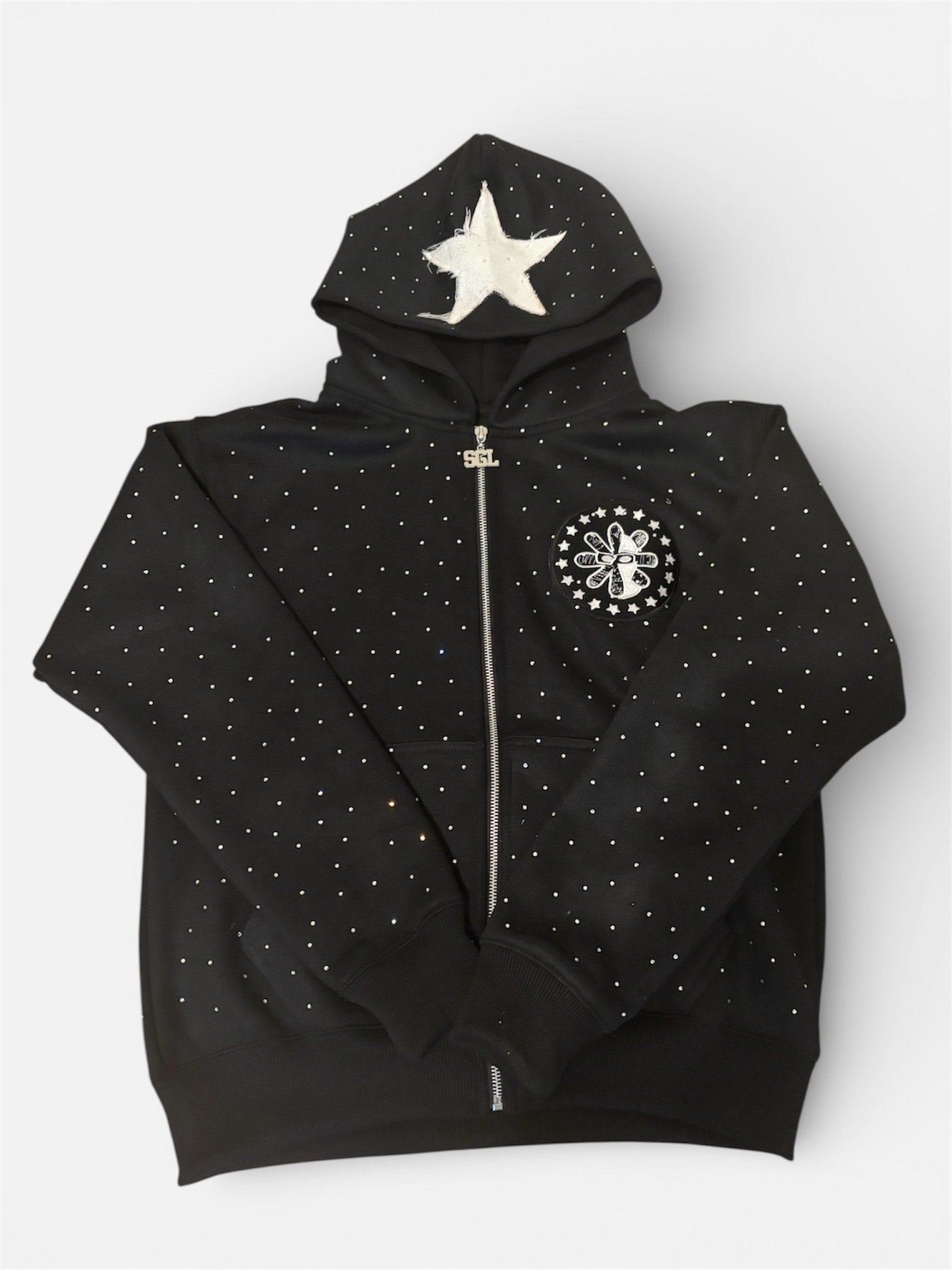 celestial zip hoodie